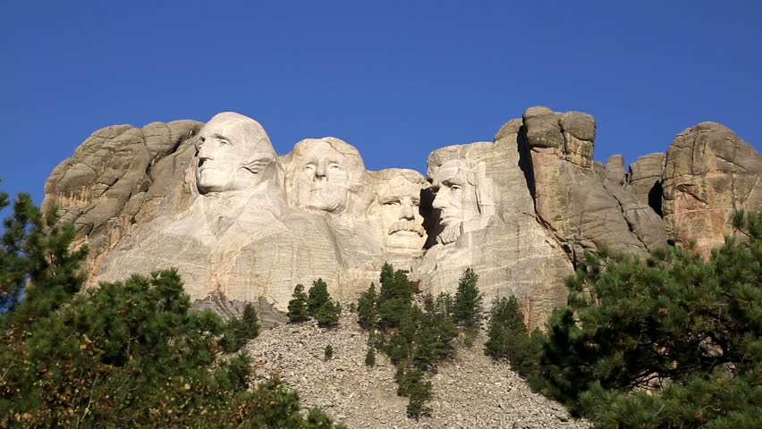Mount Rushmore National Memorial During Daytime with Tree Leaf Movement