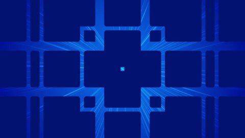 dark blue abstract background, squares, loop