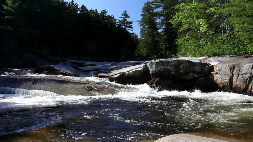 A pristine river in Maine.  