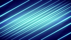 Blue neon laser lights animated seamless motion graphics footage for music videos, night clubs, LED screens, fashion show, broadcast, party, DJ, VJ, logo, slide show, events.