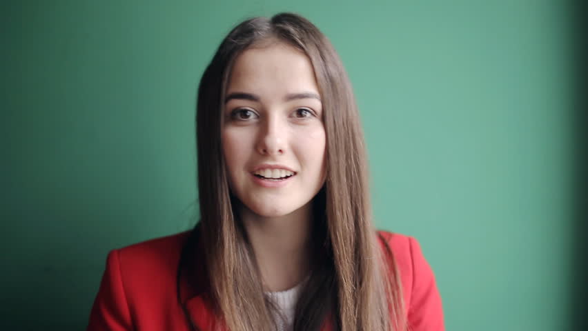 girl making funny faces