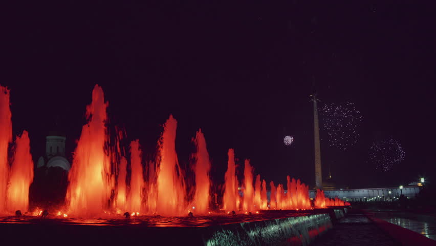 Poklonnaya Gora fireworks ( Victory Park) 2015