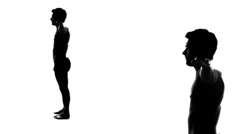 Naked man full body Stock Video Footage - 4K and HD Video Clips