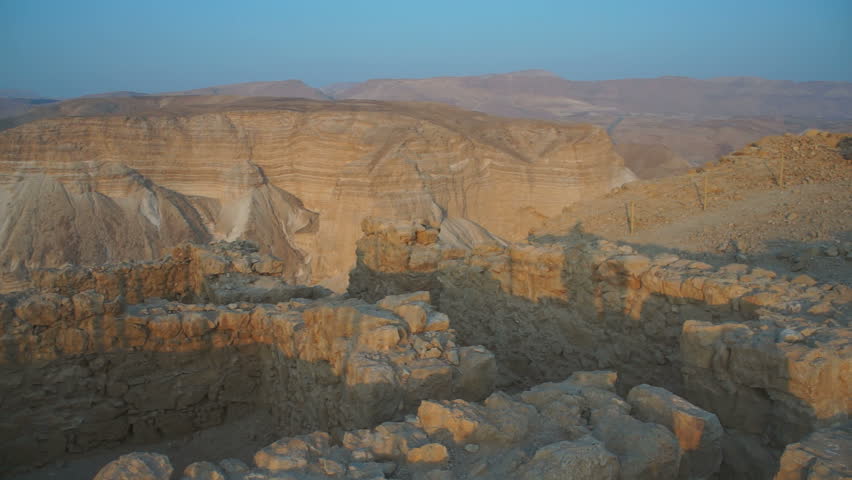 Masada, Israel, Middle East, Asia
