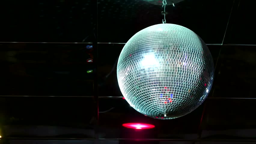 discoball mirrored disco ball flashes light Stock Footage Video (100% ...