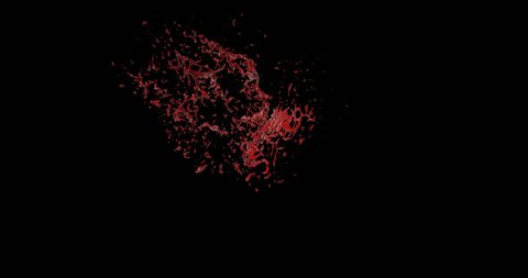 4k Blood Splash Red Paint の動画素材 ロイヤリティフリー Shutterstock