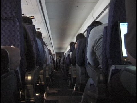 inside airplane cabin in-flight 1