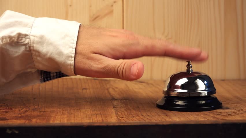 Restaurant Service Bell Hotel Desk Bell Ring Reception Call Counter Ringer P1Y2 
