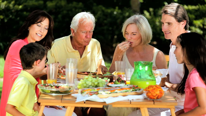 Three Generations Of Caucasian Family Stock Footage Video (100% Royalty 