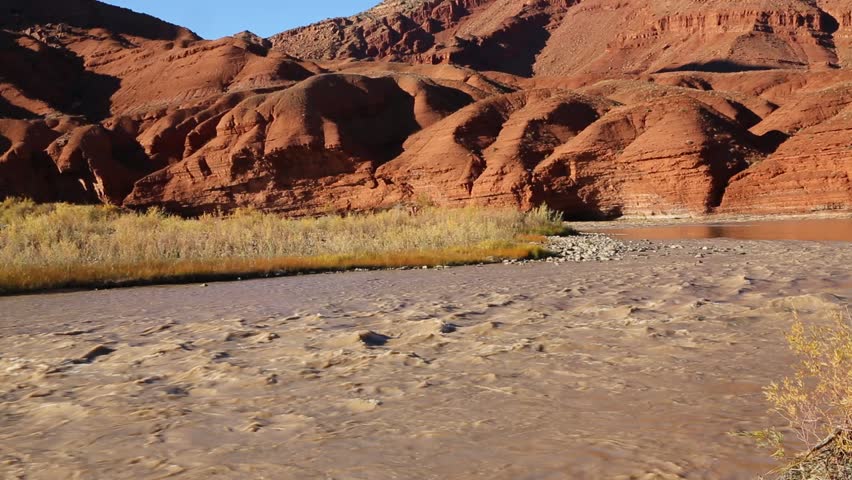 Colorado River in Rocky Rapid - Utah