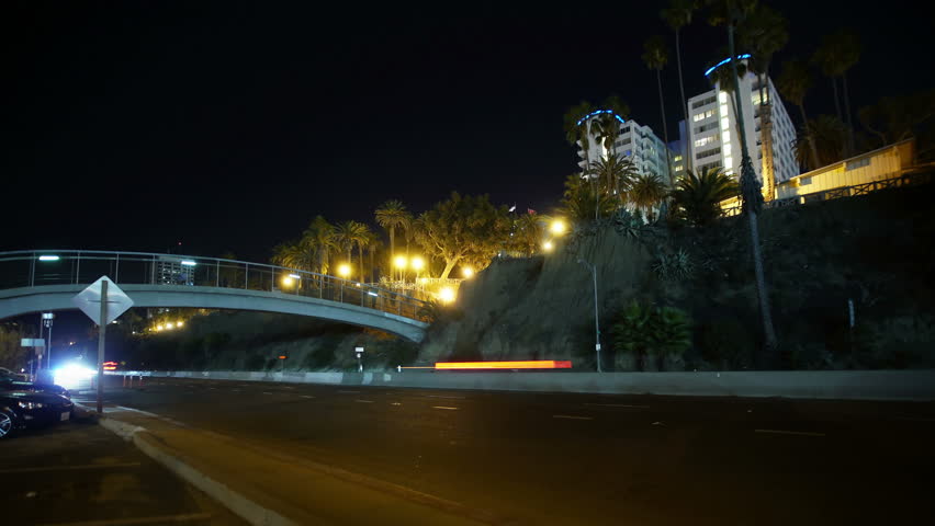 Pacific Coast Highway 03 Dolly Down Santa Monica Night