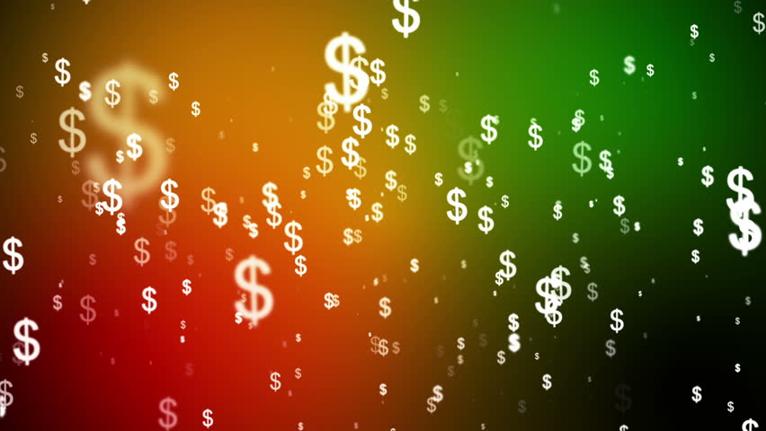 Broadcast Money Shower, Multi Color, Stock Footage Video (100% Royalty ...