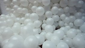 Video background festive wedding white balloons