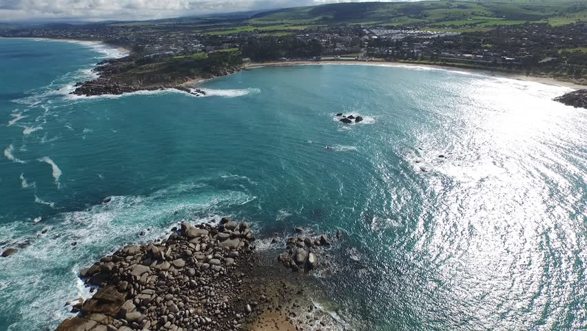 Aerial View Horseshoe Bay Port Stock Video 100 Royaltyfri Shutterstock