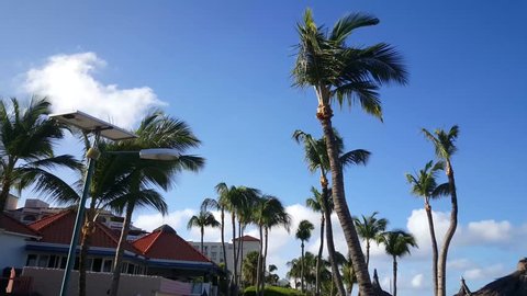 Passing by Playa Linda Beach Resort at Palm Beach on Aruba