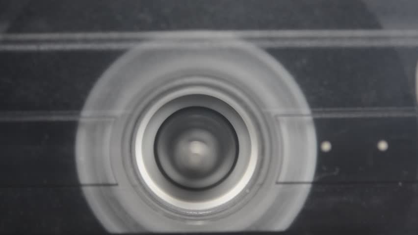 Audio cassette in cassette deck Royalty-Free Stock Footage #1311487