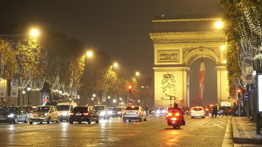 Typical Paris Street View By Stock Footage Video 100 Royalty Free Shutterstock