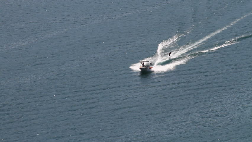 Water Skiing on Lake