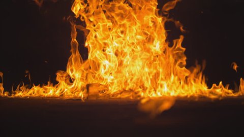 MASSIVE FIREBALL - A Molotov Cocktail exploding in slow motion. 1000 fps phantom 4k flex - 