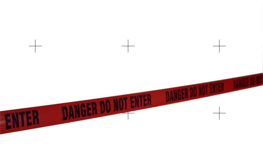 danger do not enter tape