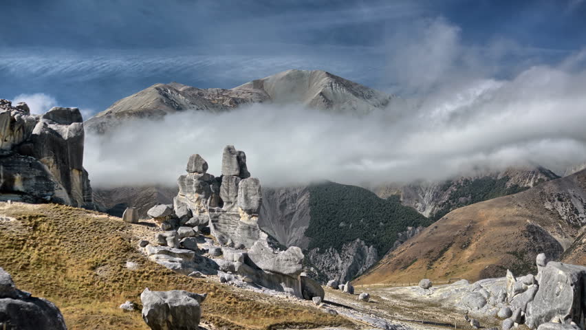 Castle Hill Time-lapse In New Zealand
