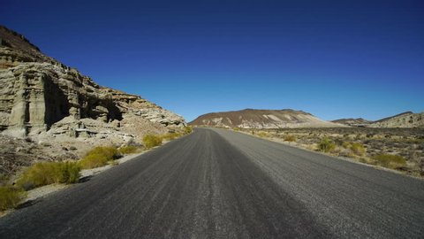 Driving Plates Desert Highway Set 02 Rear View