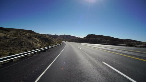  Driving Plates Desert Highway Set 05 Rear View