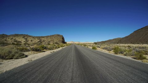 Driving Plates Desert Highway Set 01 Rear View