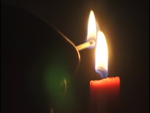 lighting candle