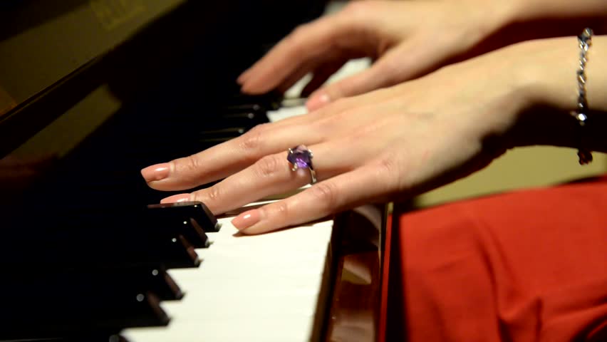 She Plays the Piano Stock Footage Video (100% Royalty-free) 13166033 ...