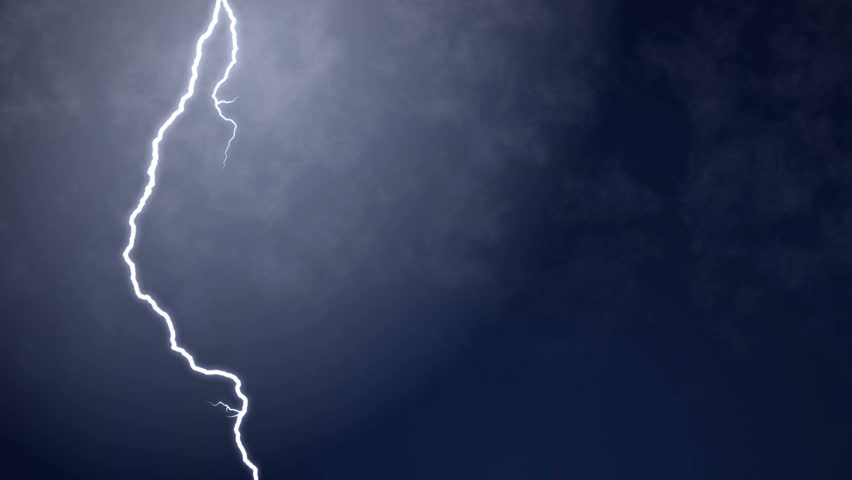 Dark Thunderstorm Clouds Illuminated By Stock Footage Video 100 Royalty Free Shutterstock