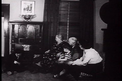 CIRCA 1950s - Radio has made possible communicating the results of the elections in 1924, 1928, 1932, and quickly spread the news of the king\xEAs abdication in 1936.