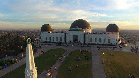 griffith observatory Aerial view 