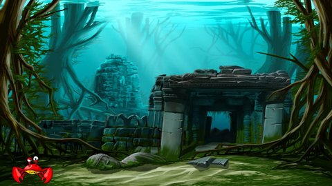 Cartoon Under Sea Stock Video Footage 4k And Hd Video Clips Shutterstock