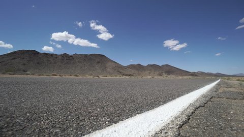 Scenes of A Roadside in the Desert