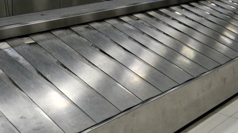 conveyor belt moving