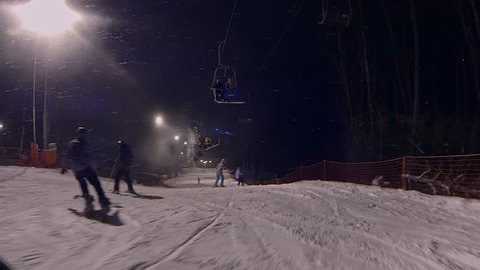 Moscow, ski trail, January 2015