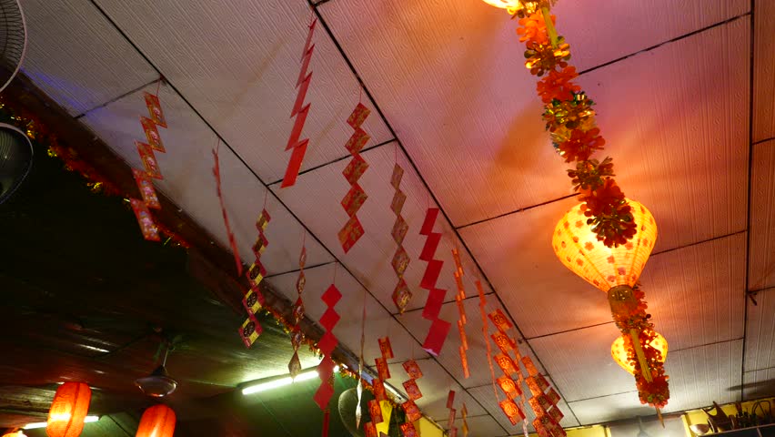 chinese paper garlands