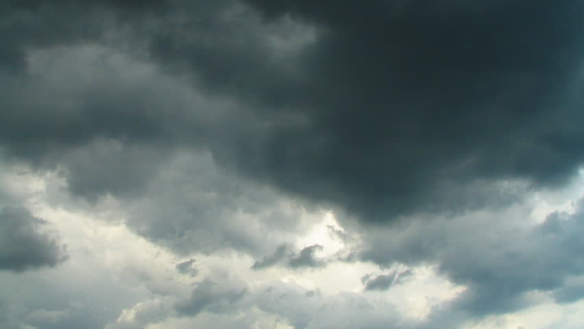 rain clouds, timelapse