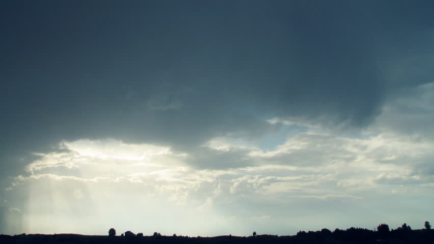 rain clouds, timelapse