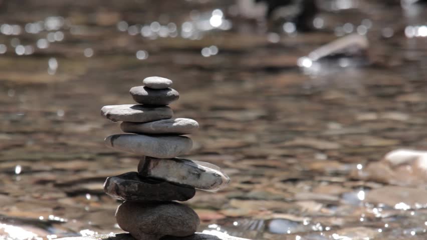 Zen Stones With Water Background Stock Footage Video 100 Royalty Free Shutterstock
