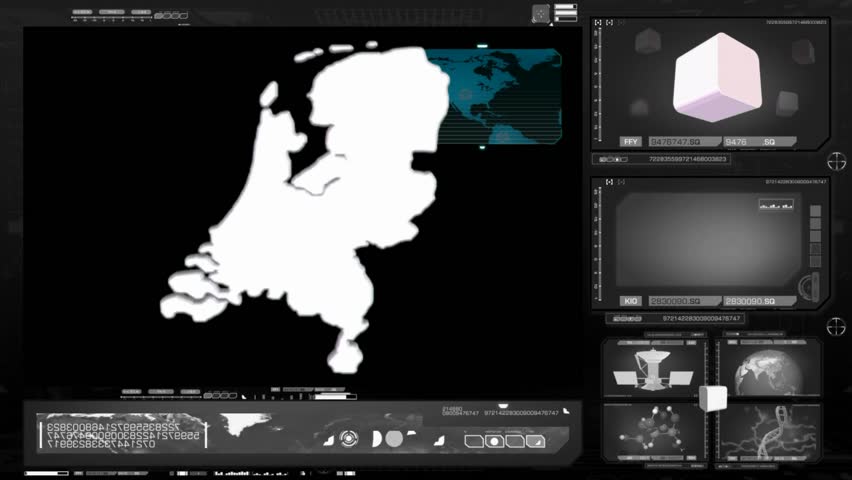 Netherlands scanned by software