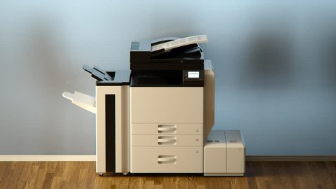 02407 Office Printer Strange Behave