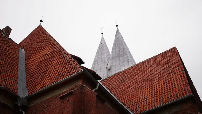 Basilica of St. James the Apostle in Olsztyn - church built in the second half. The fourteenth century. Olsztyn is capital of Warmian-Masurian Voivodeship, Poland.