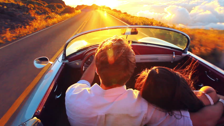 Happy Couple Driving On Country Stock Footage Video 100 Royalty Free 13338161 Shutterstock