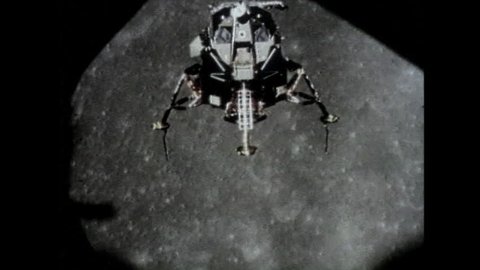 CIRCA 1960s - Apollo 11 lands on the moon in 1969.
