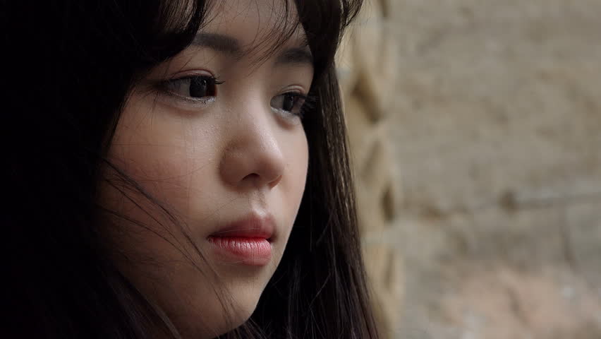 Sad Asian Woman Portrait in Stock Footage Video (100% Royalty-free)  13341107 | Shutterstock