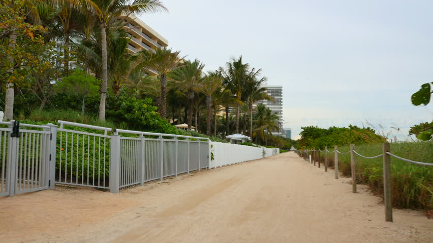 Atlantic Way pedestrian beach path Miami Beach