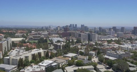 Aerial Shot of UCLA Los Angeles, California ( Los Angeles- July 2015)