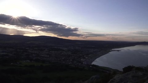 Sunset over Ireland
